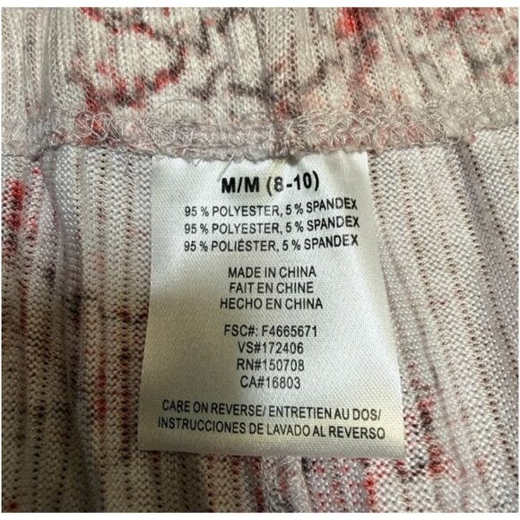 Studio 1886 Womens Ribbed Knit 2-Piece Set Pink Tie-Dye Print Size Medium - Picture 6 of 7